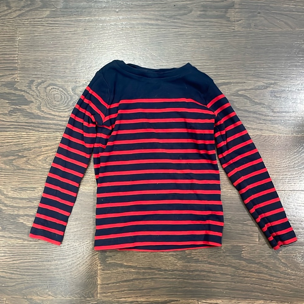Monoprix Boys Long Sleeve Striped Tshirt